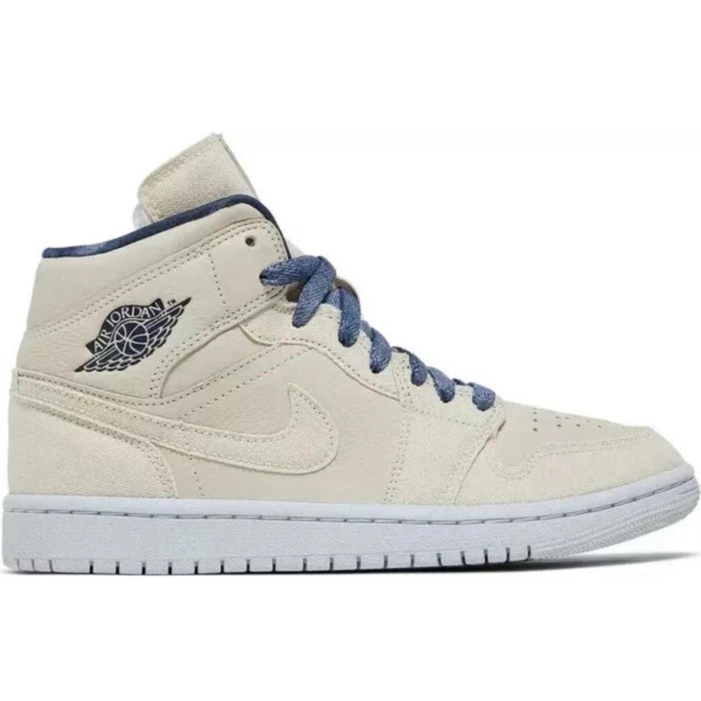Womens Size 12 - Nike Air Jordan 1 Mid SE Basketball Shoes Beige DM9126-104 NEW
